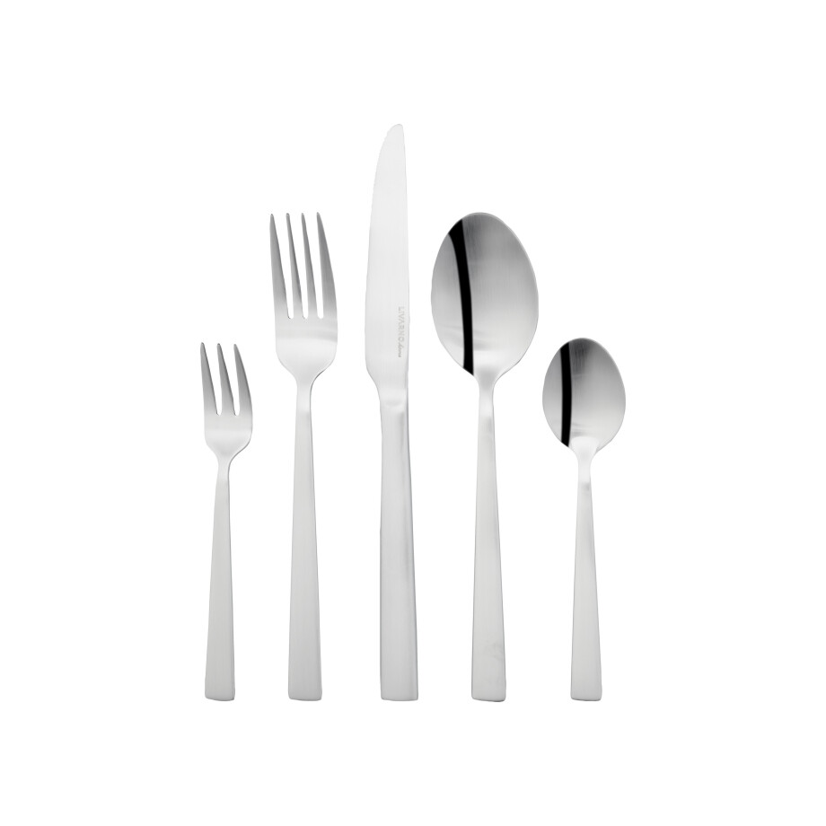 LIVARNO home RVS bestekset 60-delig (Mat) LIVARNO home RVS bestekset 60-delig (Mat) afbeelding