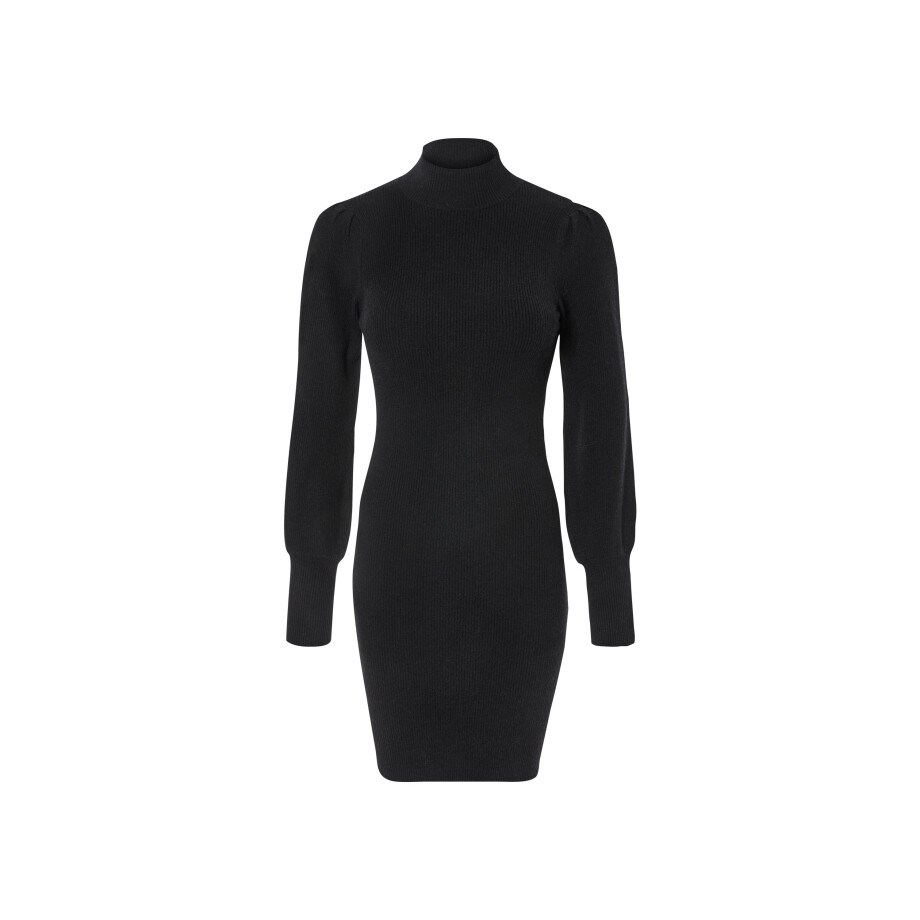 esmara Gebreide dames jurk (Zwart, S (36/38)) afbeelding 1