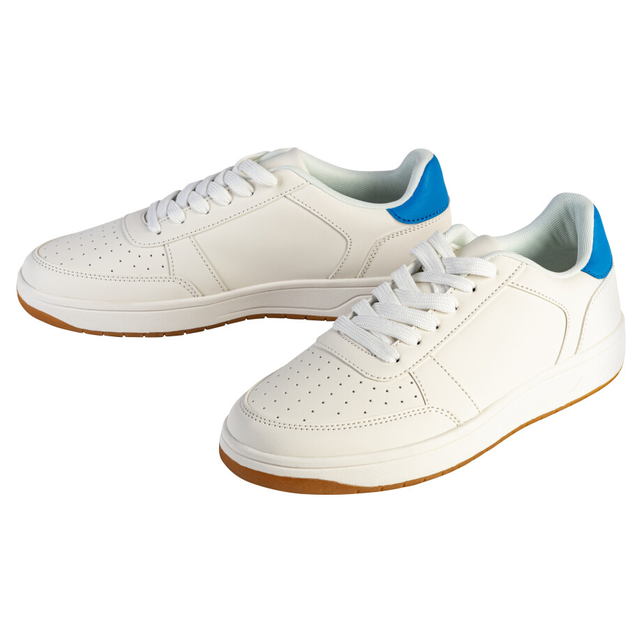 esmara Dames sneaker (Wit/lichtblauw, 36) afbeelding 1