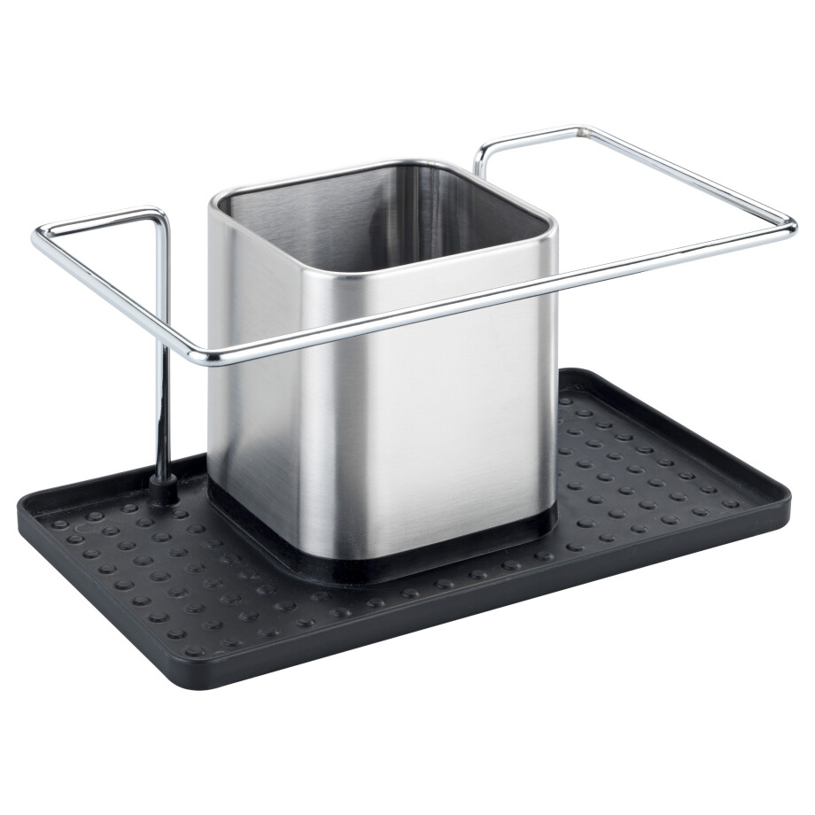 Wenko Wasbakorganizer (vierkant/roestvrij staal) afbeelding 