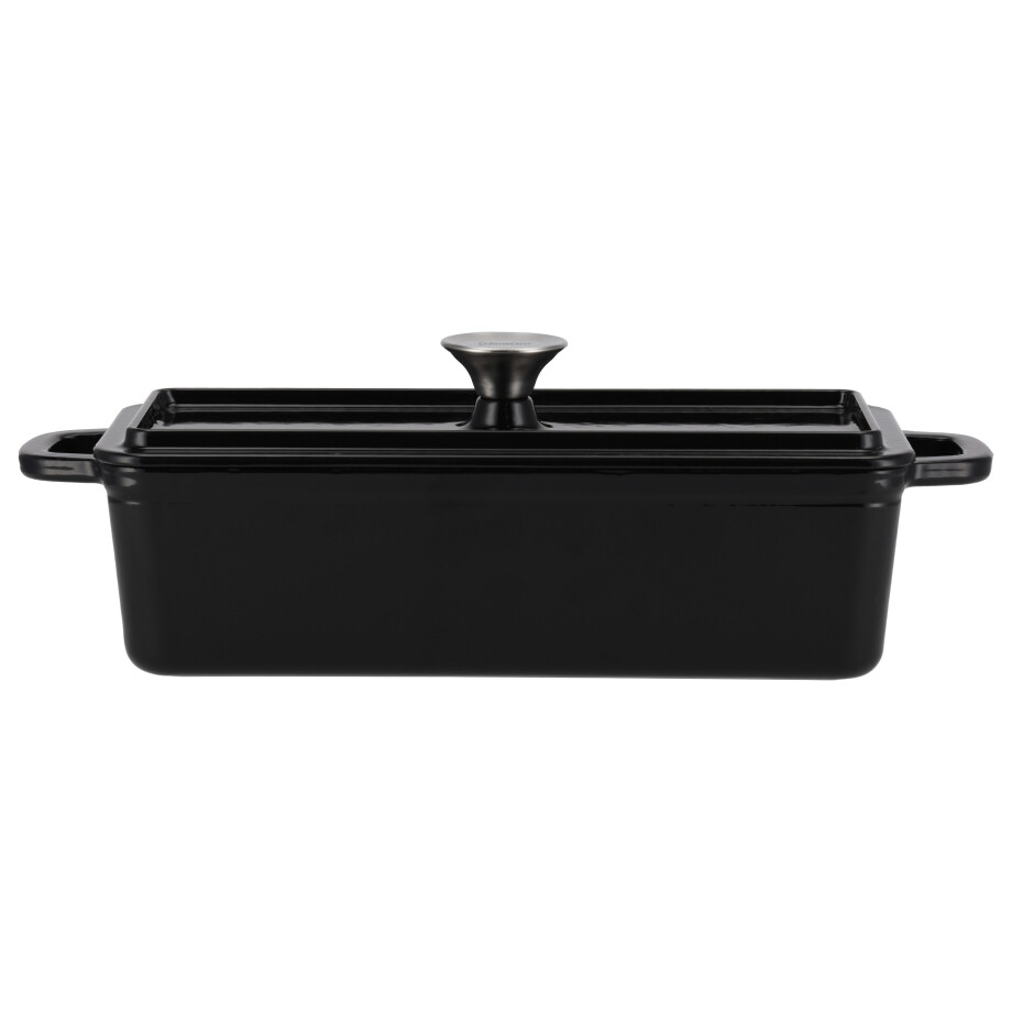 SILVERCREST Gietijzeren broodpan (Rechthoekig, Zwart) afbeelding 1