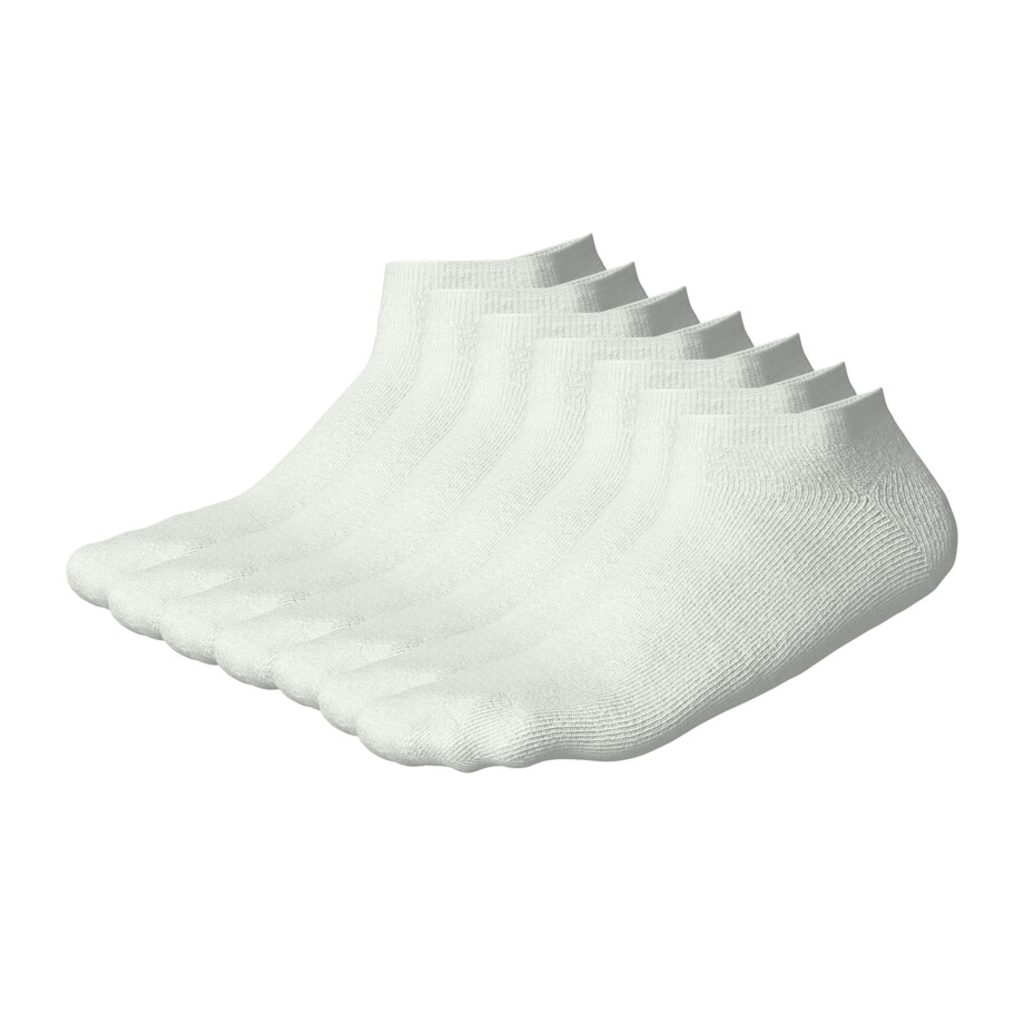 esmara Men 7 Paar enkelsokken (Wit, 39-42) afbeelding 
