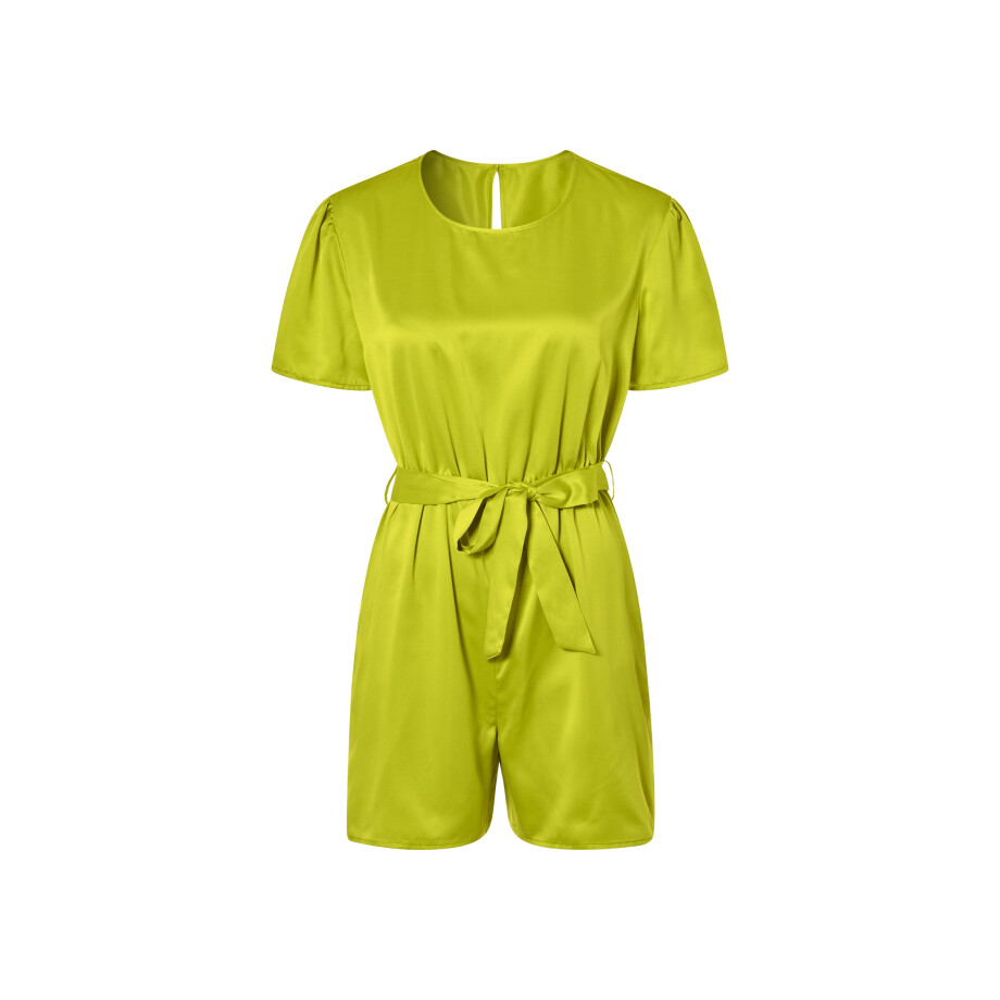 ESMARA Satijnen dames jumpsuit (Limegroen, 40) ESMARA Satijnen dames jumpsuit (Limegroen, 40) afbeelding 1