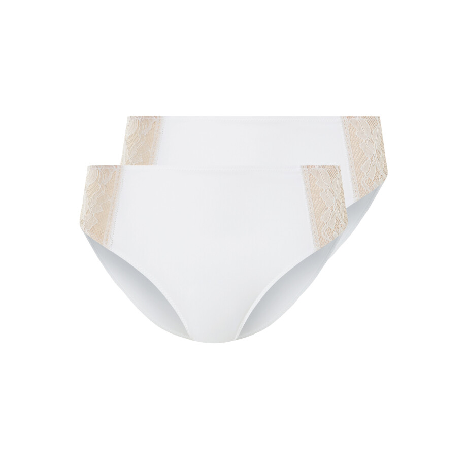 esmara 2 dames slips (Wit, S (36/38)) esmara 2 dames slips (Wit, S (36/38)) afbeelding 1