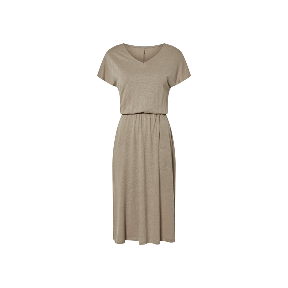 esmara Dames jurk (Taupe, S (36/38)) afbeelding 1
