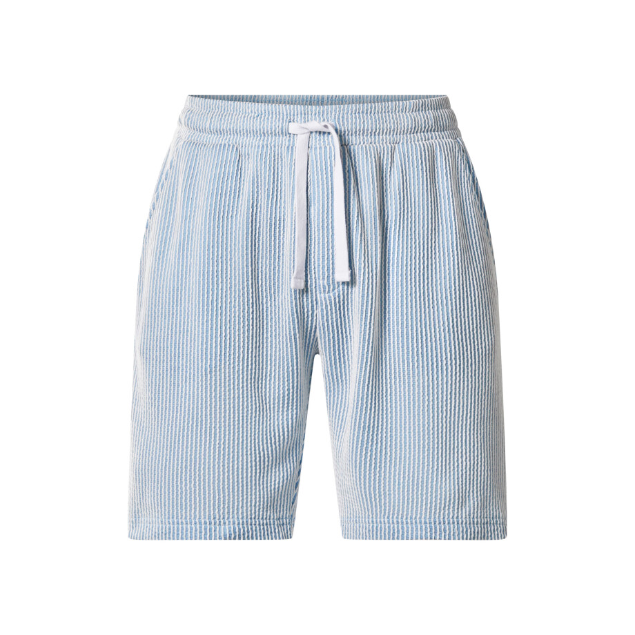 esmara Men Korte heren broek (Blauw/wit, M) afbeelding 1