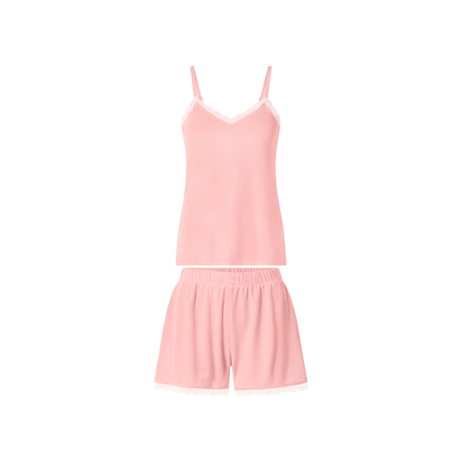 esmara Korte dames pyjama (Lichtroze, S (36/38)) afbeelding 1