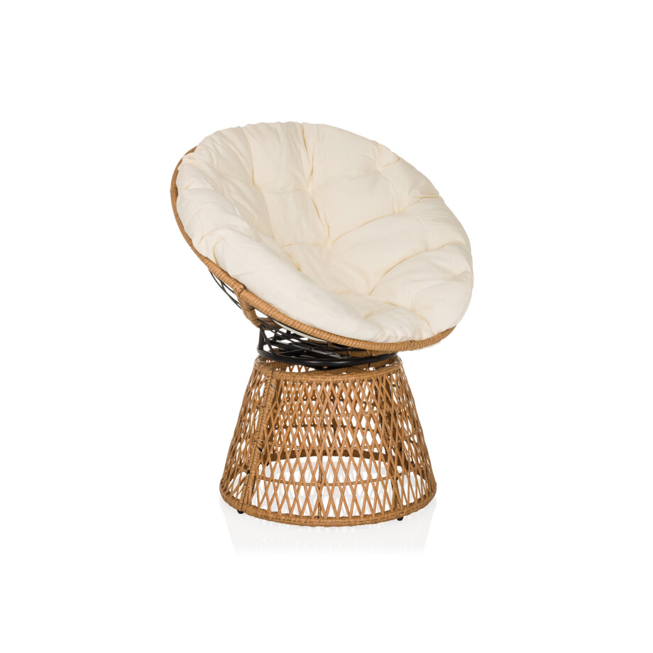 hjh LIVING Tuinstoel Weavora (Beige) afbeelding 1