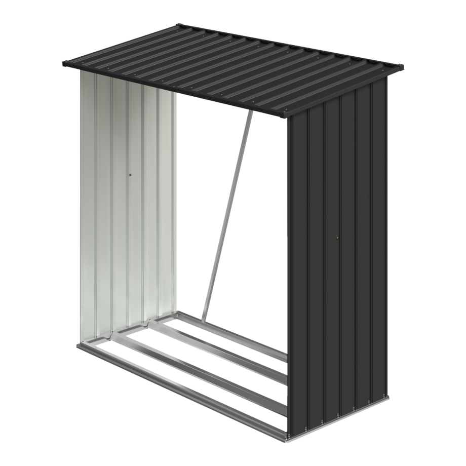 PARKSIDE Brandhoutrek, 164 x 84 x 157 cm (Antraciet) afbeelding 1