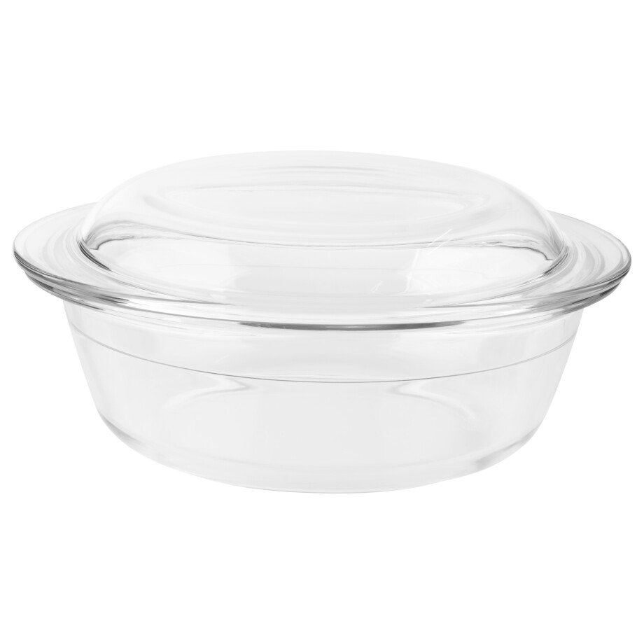 SILVERCREST Glazen ovenschaal met deksel (Rond) SILVERCREST Glazen ovenschaal met deksel (Rond) afbeelding