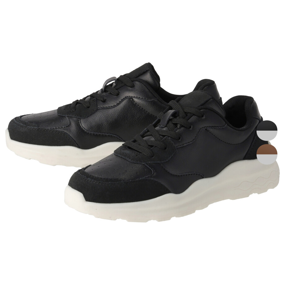 esmara Leren dames schoenen (Zwart, 39) afbeelding 1