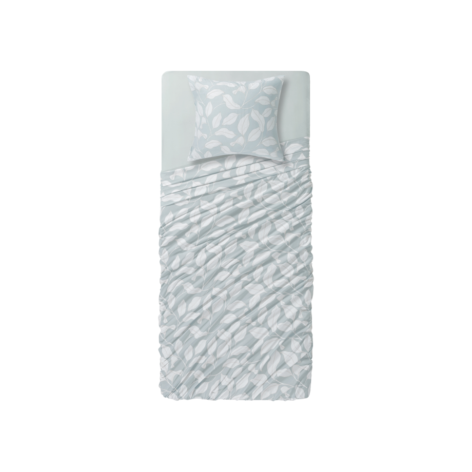 LIVARNO home Dekbedovertrekset 140 x 200 cm (Mint) afbeelding 1