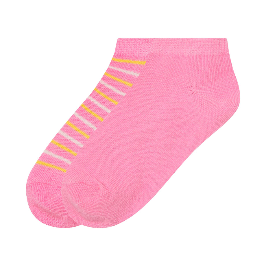 pepperts! 2 paar kinder sokken (Lichtroze, 31-34) afbeelding 1