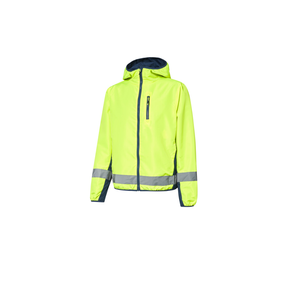 CRIVIT Heren fietsjas (geel/blauw, S) afbeelding 1