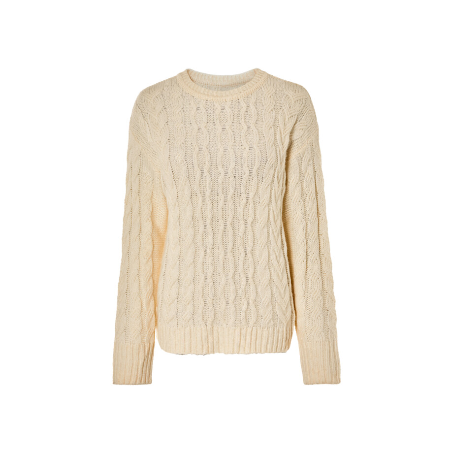 esmara Gebreide dames trui (M (40/42), Beige) afbeelding 1