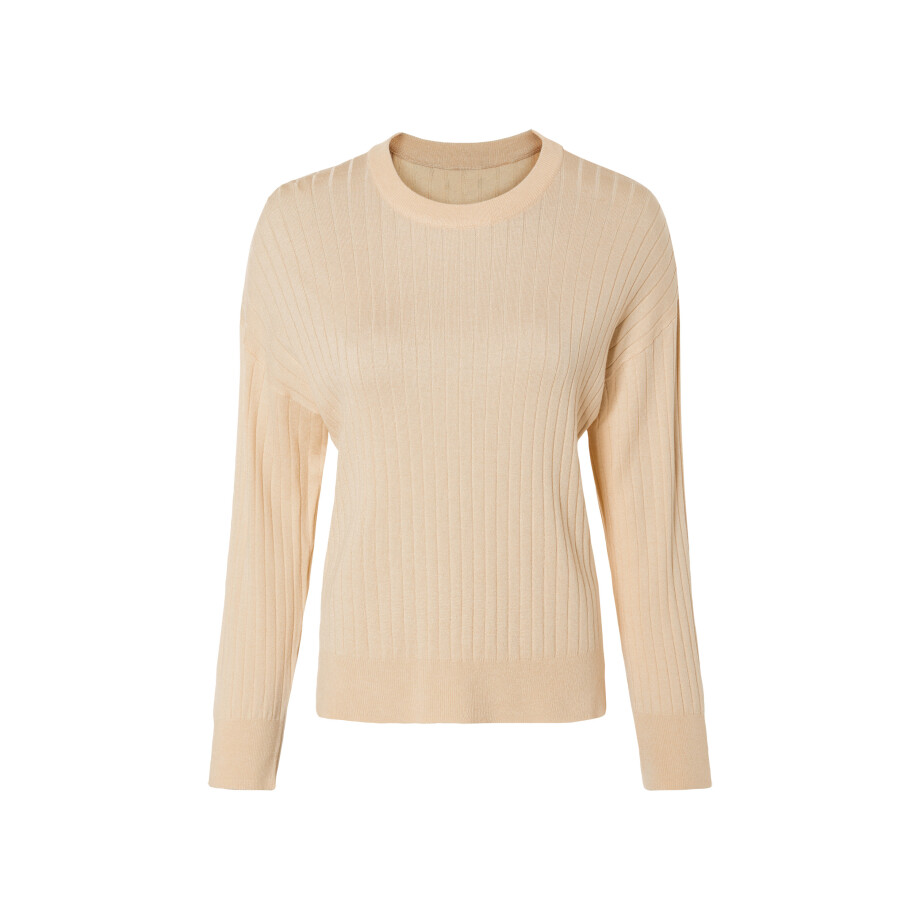 esmara Dames trui (L (44/46), Beige) afbeelding 1