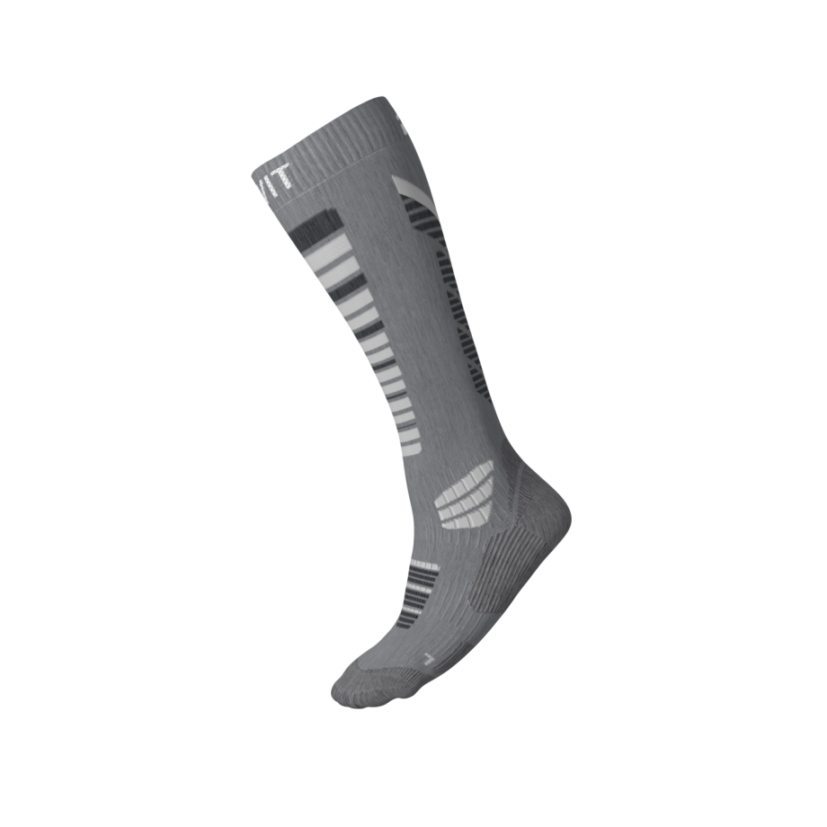 CRIVIT Premium kinder skisokken (Grijs, 33-34) afbeelding 1