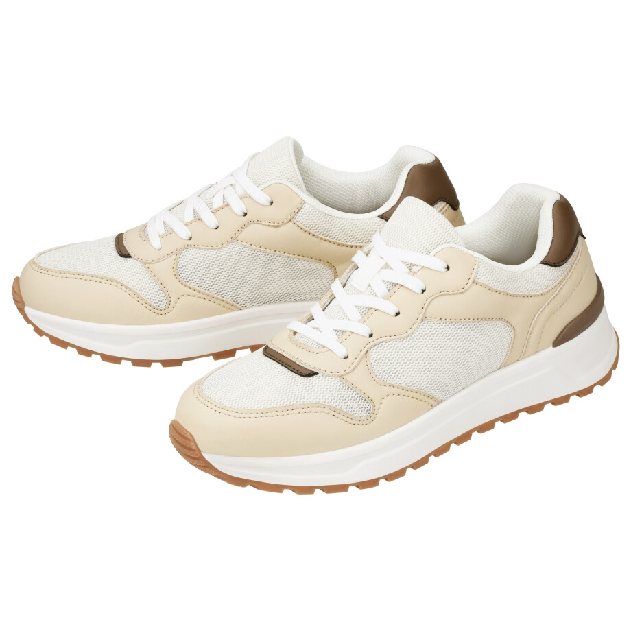esmara Dames sneakers (beige/taupe, 38) afbeelding 1