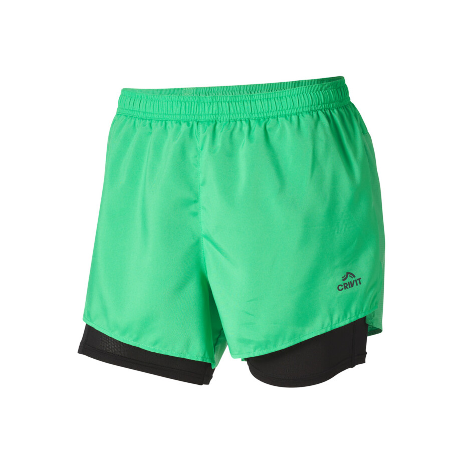 CRIVIT Korte heren sportbroek (Groen, M) afbeelding 1
