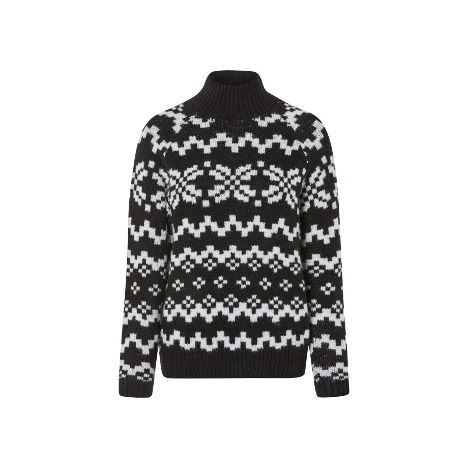 esmara Dames Kersttrui (Zwart, XS (32/34)) afbeelding 1