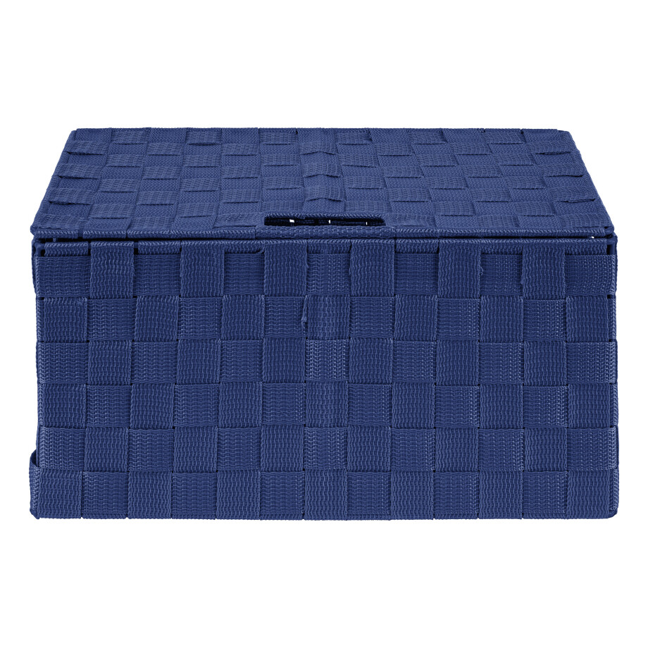 LIVARNO home Opbergmanden of organizer (Mand met deksel, Donkerblauw) afbeelding 1