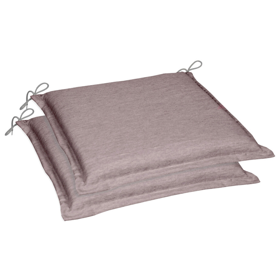 GO-DE Textil Tuinkussen (Set van 2 kussens, Taupe) afbeelding 1