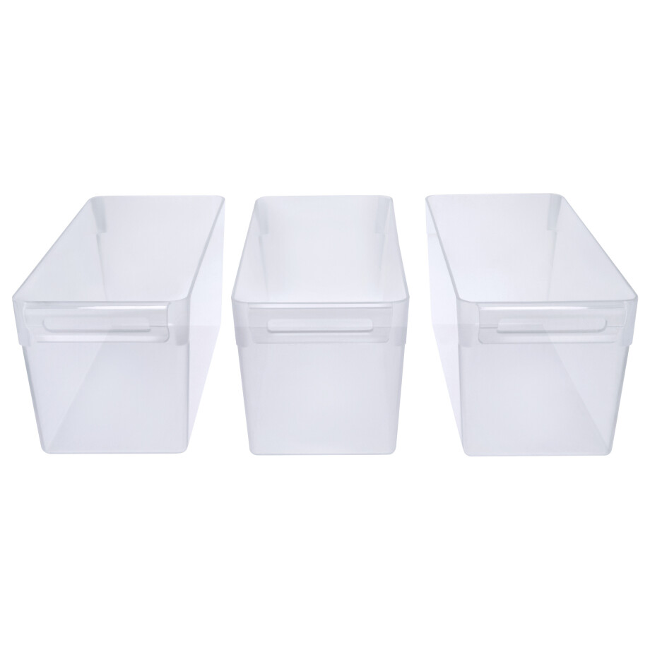 SILVERCREST Koelkastorganizers - 3 bakjes - 4,8 L afbeelding 