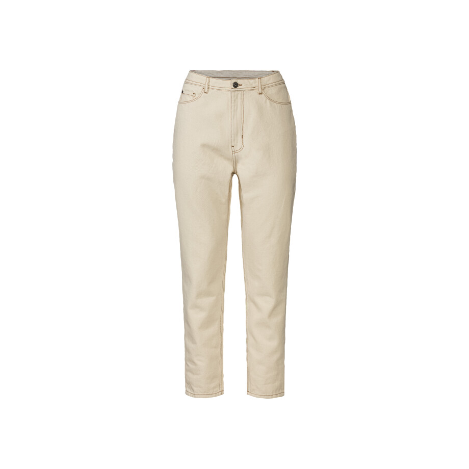 esmara Dames jeans (42, Beige) afbeelding 1
