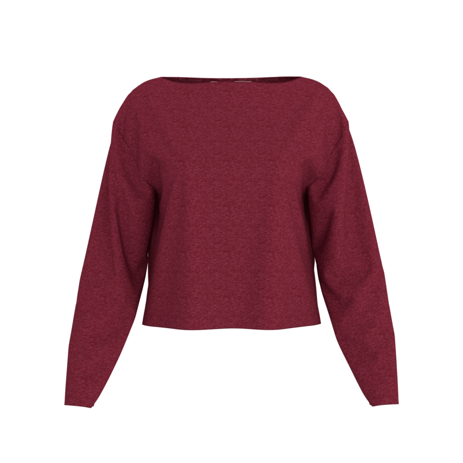 ESMARA Dames gebreide trui, cropped (Rood, S (36/38)) ESMARA Dames gebreide trui, cropped (Rood, S (36/38)) afbeelding 1