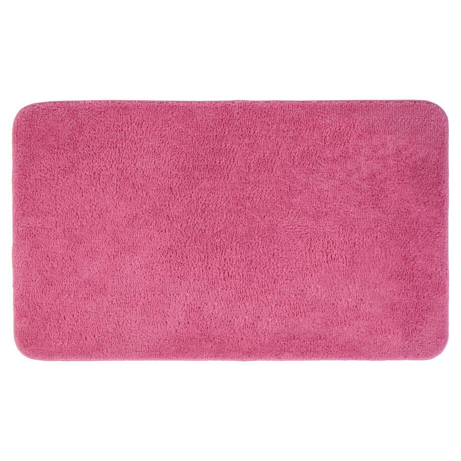 LIVARNO home Badmattenset (Badmat met toiletuitsparing, Roze) afbeelding 1