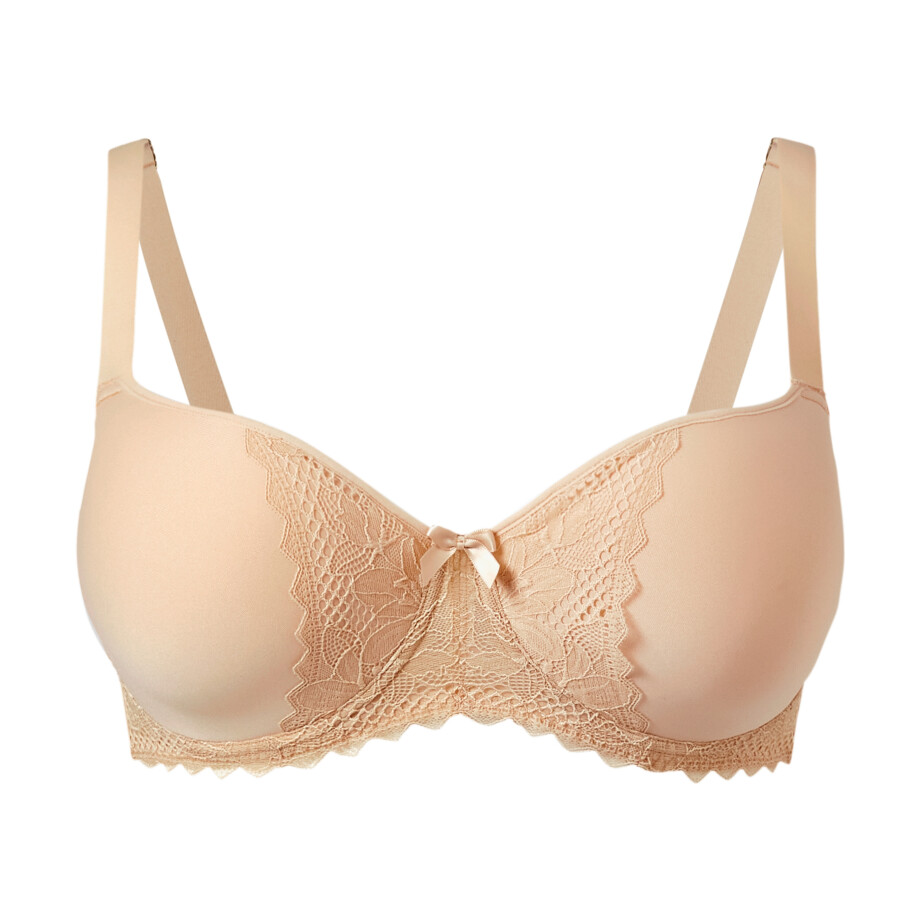 esmara Dames spacer-bh - plus size (Beige, 85D) afbeelding 1