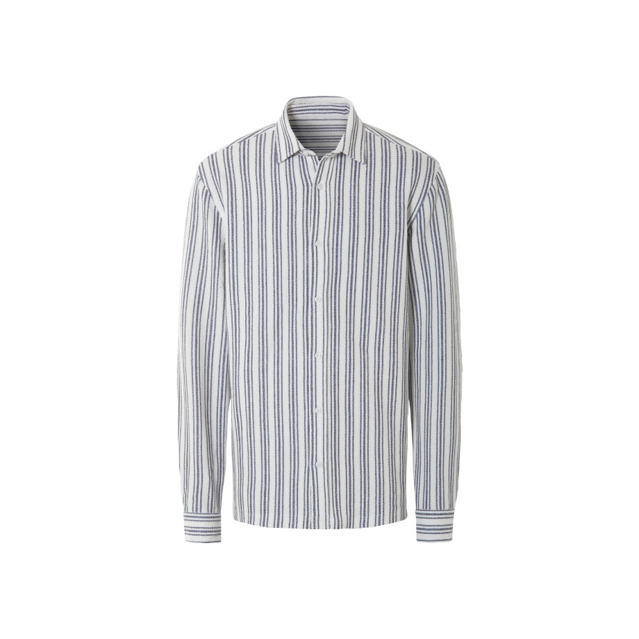 LIVERGY Heren overhemd (Wit, XL) afbeelding 1