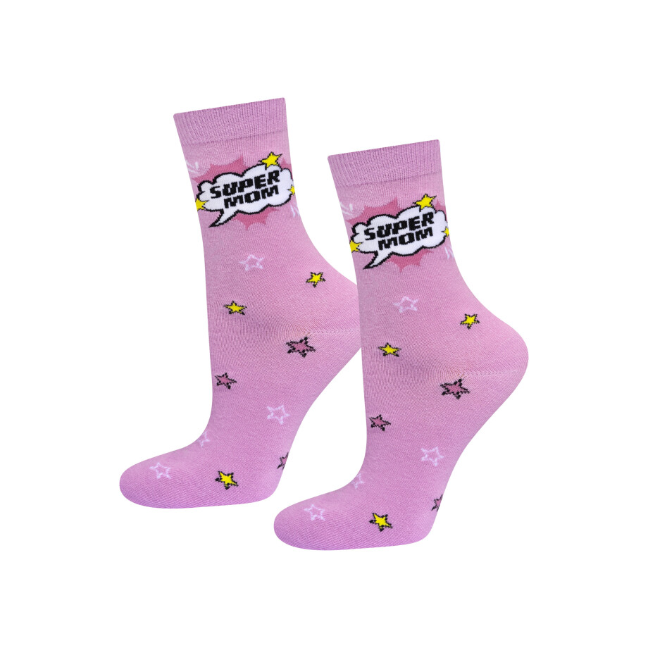 Soxo Dames sokken in cadeauverpakking (Lila, 36-40) afbeelding 1