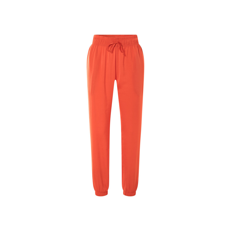 esmara Satijnen dames broek (Oranje, L (44/46)) afbeelding 1