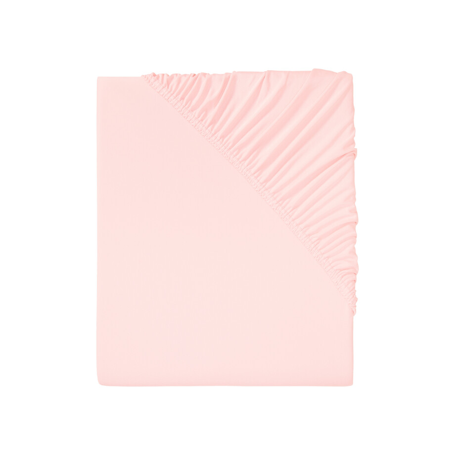LIVARNO home Jersey hoeslaken 140-160 x 200 cm (Roze) afbeelding 1