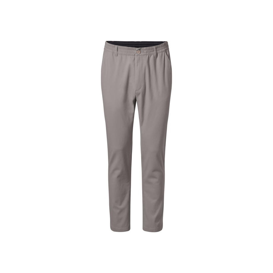 esmara Men Heren chino broek - Slim fit (Grijs, M) afbeelding 1