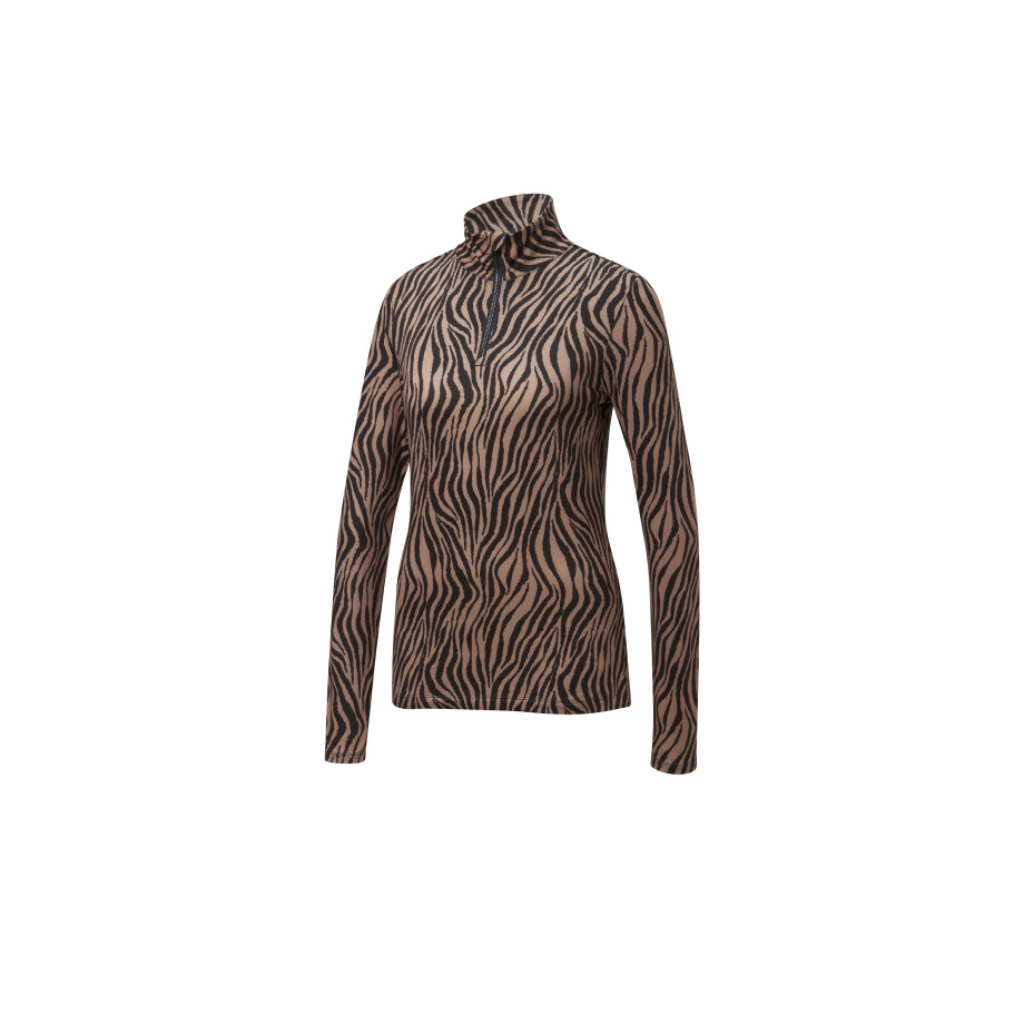 CRIVIT Dames skipully Glamour (Bruin/zwart, XS (32/34)) afbeelding 1