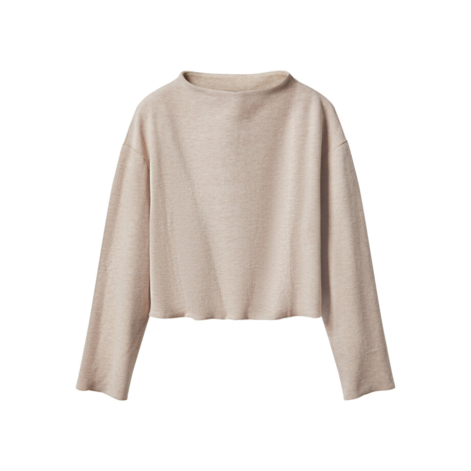 esmara Gebreide dames trui (Beige, S (36-38)) afbeelding 1