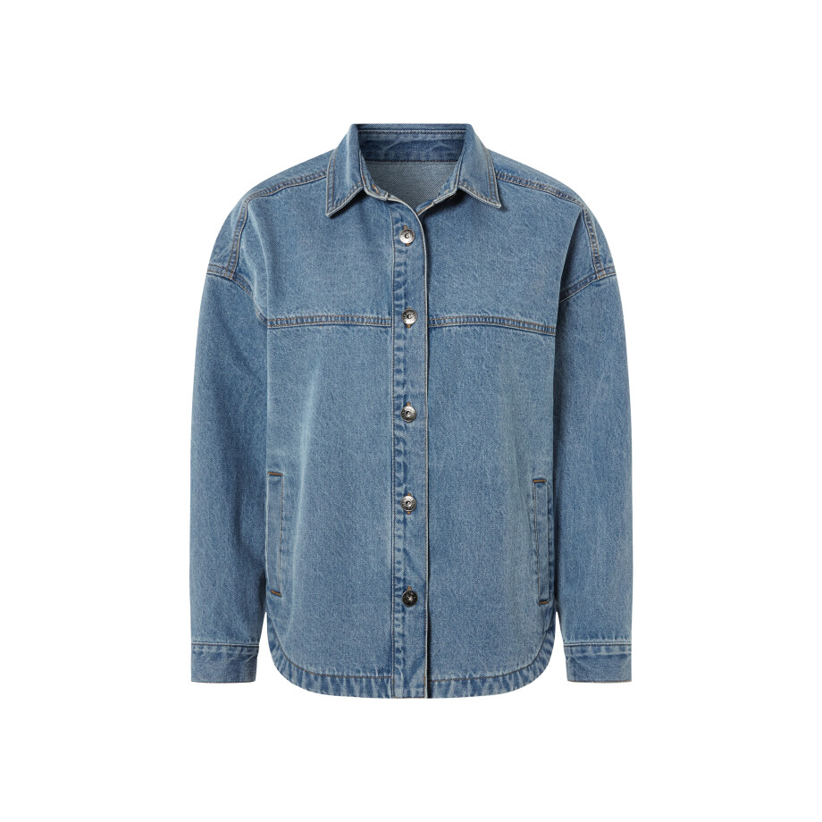 esmara Dames jeansjack (Blauw, 42 (normale lengte)) afbeelding 1