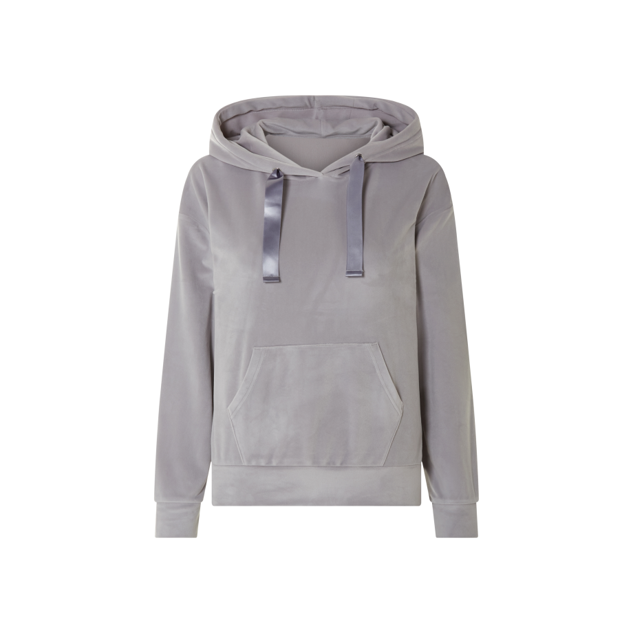 esmara Dames hoodie (Lichtgrijs, S (36/38)) afbeelding 1