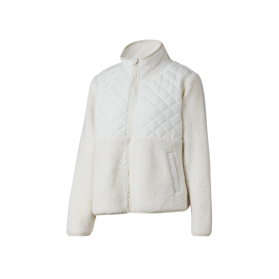 CRIVIT Dames fleecejas Glamour (L (44/46), Wit) CRIVIT Dames fleecejas Glamour (L (44/46), Wit) afbeelding 1