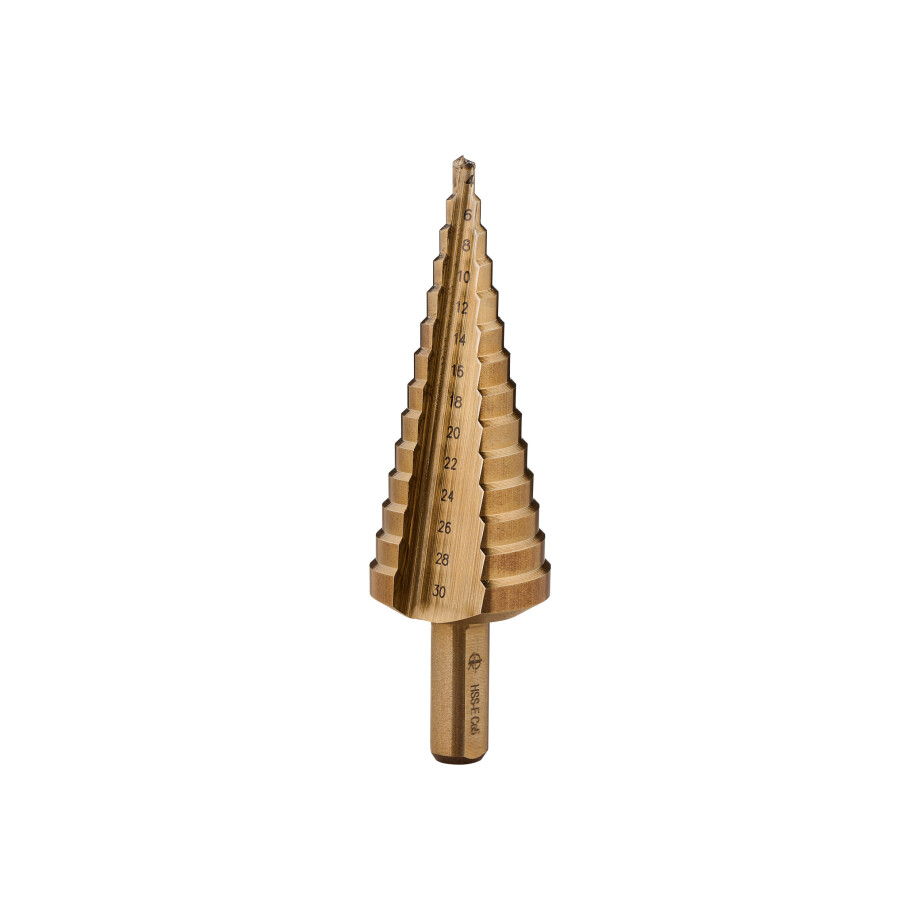 PARKSIDE PERFORMANCE Stappenboor of HSS-staalboor (Stappenboor 4-30 mm) PARKSIDE PERFORMANCE Stappenboor of HSS-staalboor (Stappenboor 4-30 mm) afbeelding