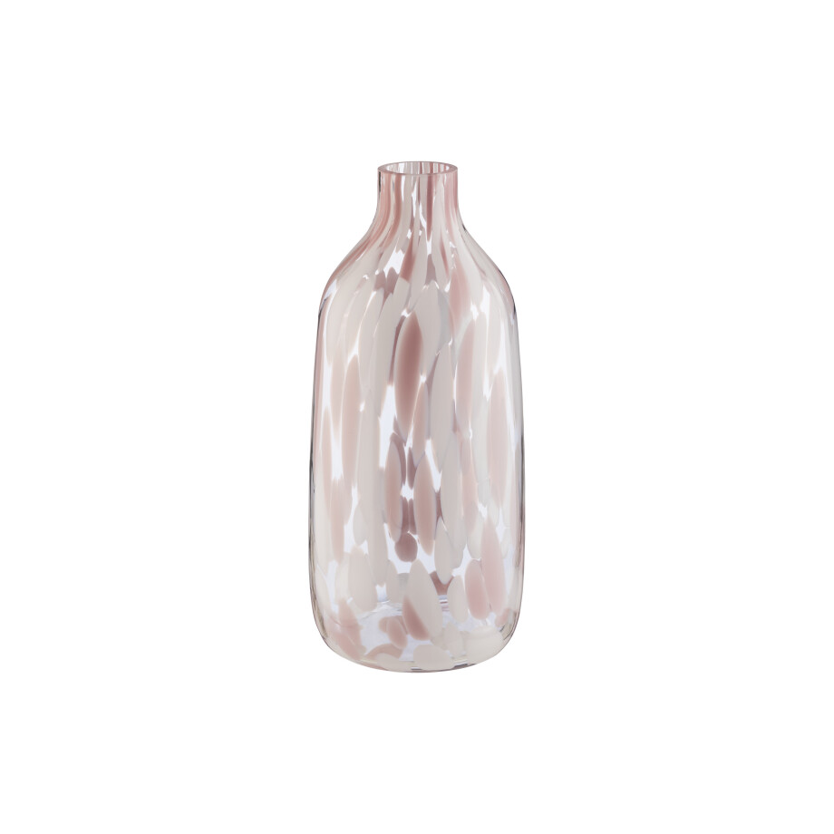 LIVARNO home Glazen vaas (Flesvaas smal/wit) afbeelding 