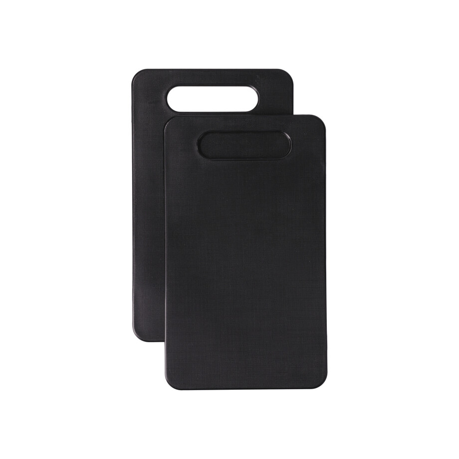 SILVERCREST Snijplank (zwart, set van 2) SILVERCREST Snijplank (zwart, set van 2) afbeelding 1