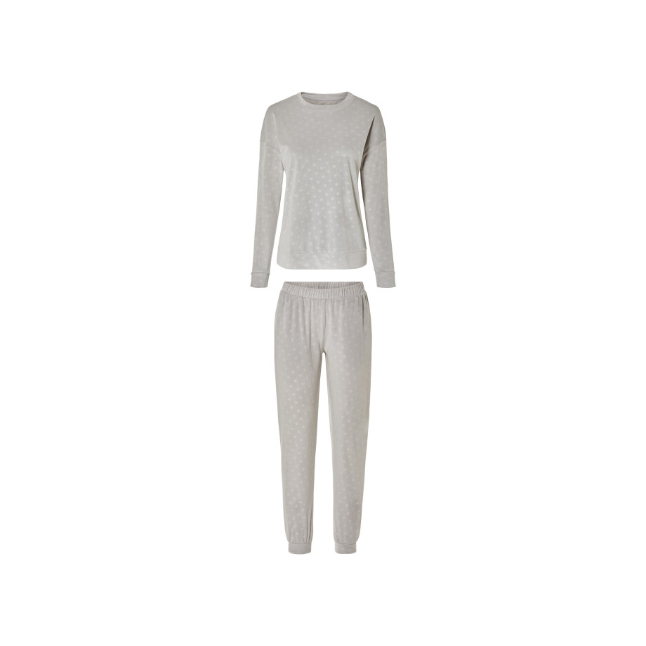 esmara Dames pyjama (Grijs, L (44/46)) afbeelding 1