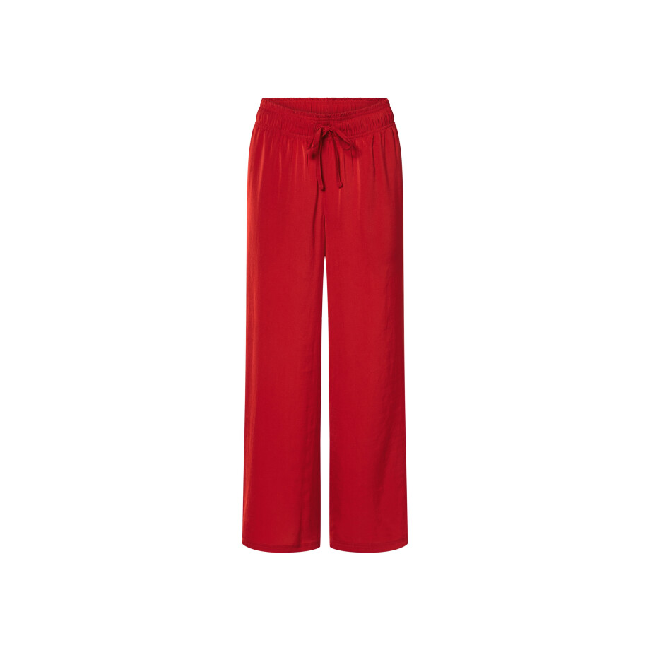 esmara Dames broek satijnlook (Rood, L (44/46)) esmara Dames broek satijnlook (Rood, L (44/46)) afbeelding 1