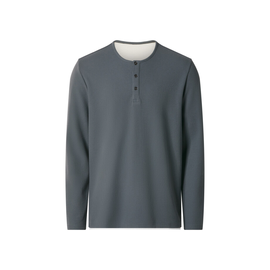 ESMARA MEN Heren longsleeve (Blauw, M) ESMARA MEN Heren longsleeve (Blauw, M) afbeelding 1