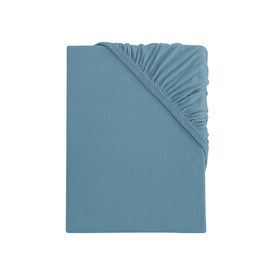 s.Oliver Jersey hoeslaken 90-100 x 200 cm (Turquoise) s.Oliver Jersey hoeslaken 90-100 x 200 cm (Turquoise) afbeelding 1