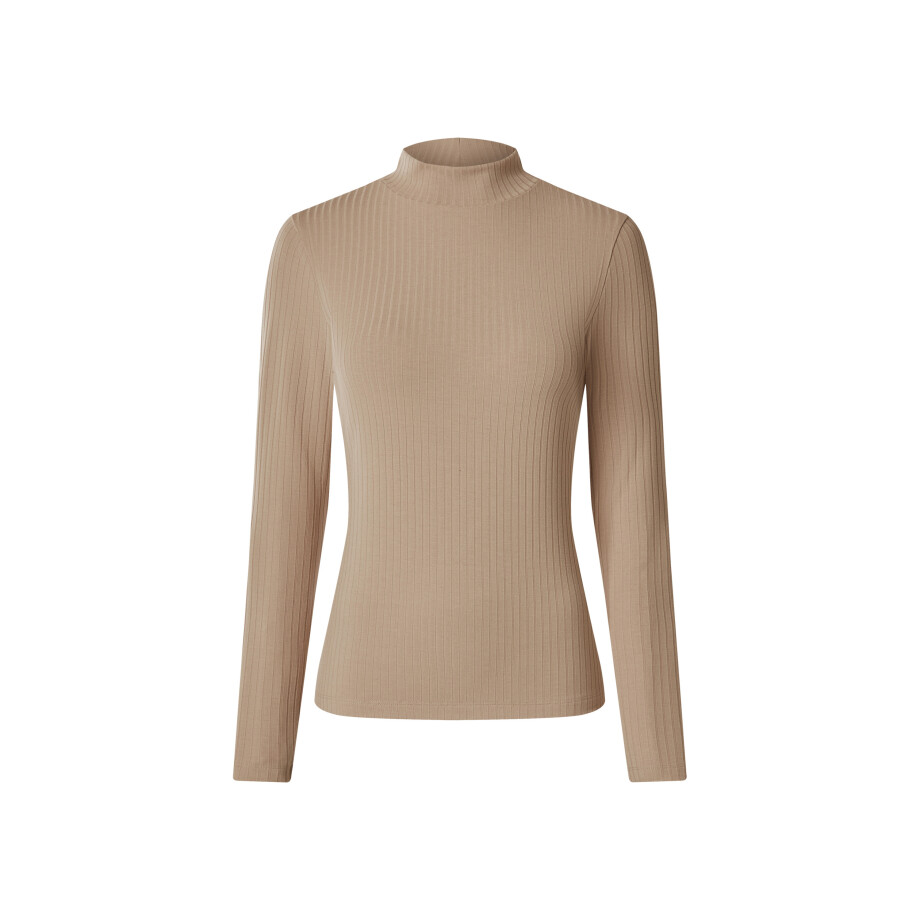 ESMARA Dames geribde trui (Beige, S (36/38)) ESMARA Dames geribde trui (Beige, S (36/38)) afbeelding 1