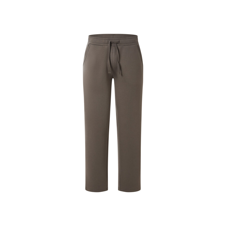 ESMARA MEN Heren joggingbroek van scubastof (Bruin, M) ESMARA MEN Heren joggingbroek van scubastof (Bruin, M) afbeelding 1